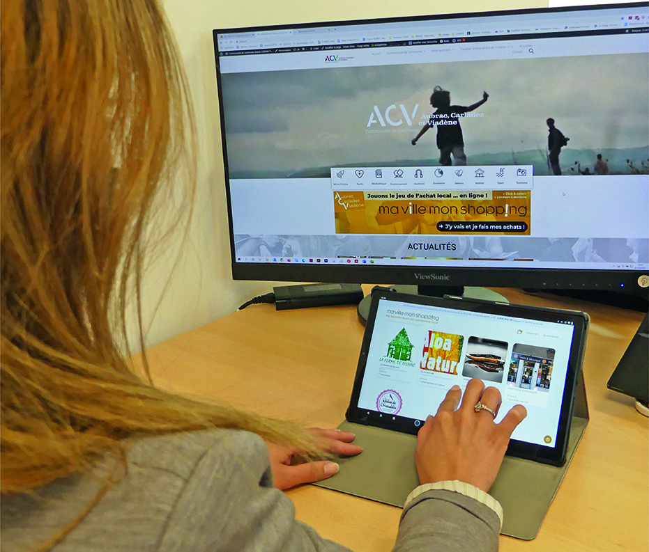 MVMS CCACV tablette commerces consommation locale vente en ligne