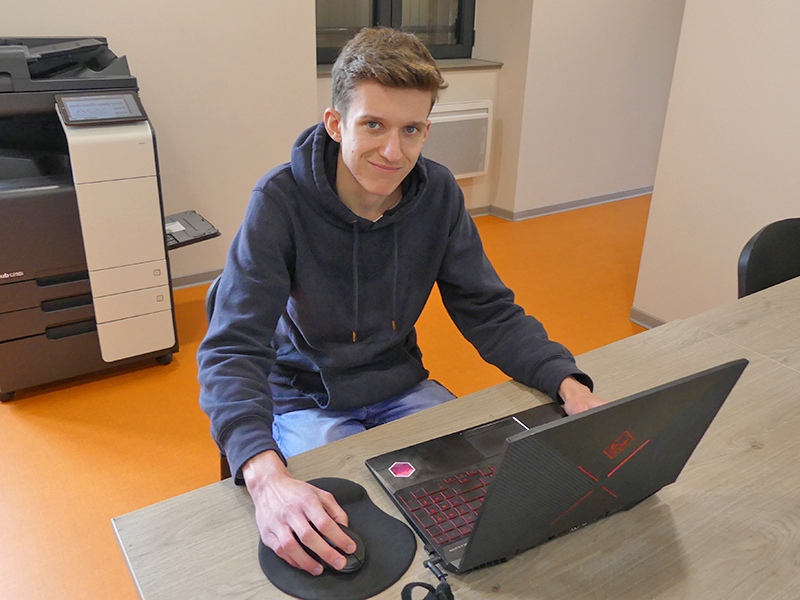 Recrutement Justin Bargiel Conseiller numérique