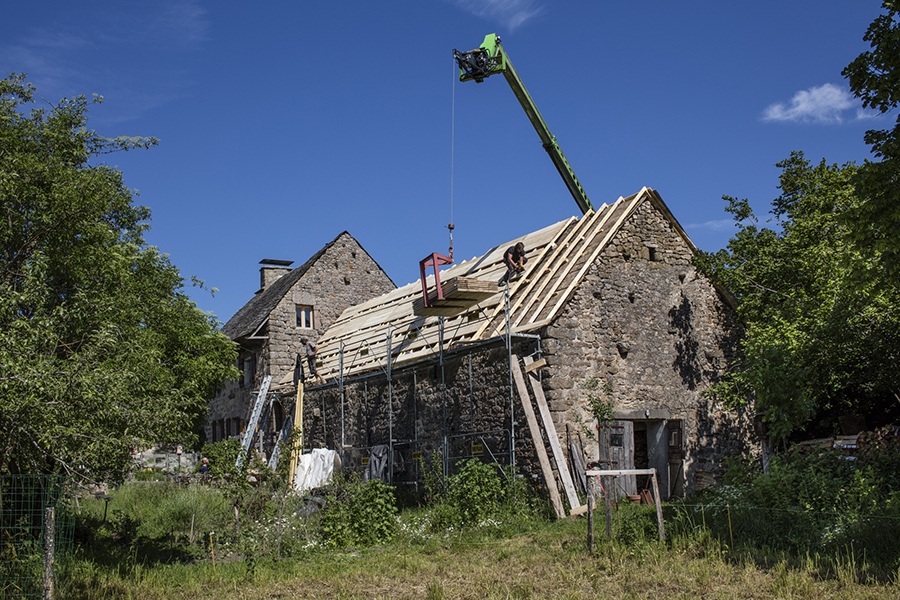 Travaux toit logement rénovation habitat ©K. GUEZ-CCACV