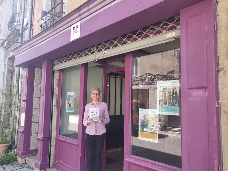 Espace Local France Services Laguiole Françoise Viguier 11 rue du faubourg
