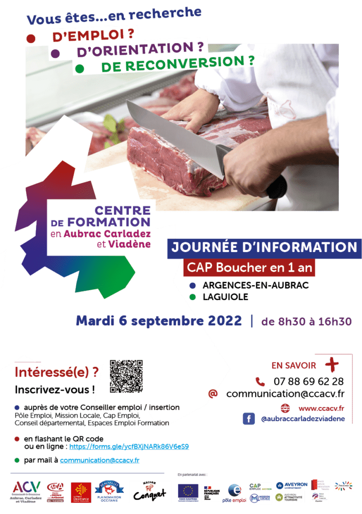 Journée informations CAP Boucher Argences en Aubrac Laguiole 6 septembre 2022