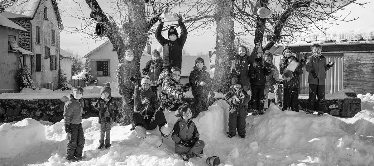 ©Kristof Guez - enfants neige aubrac carladez viadène