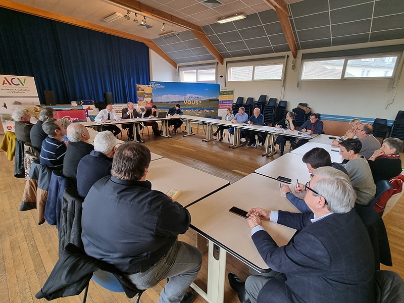 Conférence des maires 12 janvier 2023 Aubrac Carladez Viadène urbanisme PLUi loi climat résilience zéro artificialisation nette ZAN