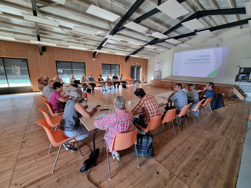 Conseil communautaire Communauté de Communes Aubrac Carladez Viadène 8 septembre 2023 Condom d'Aubrac