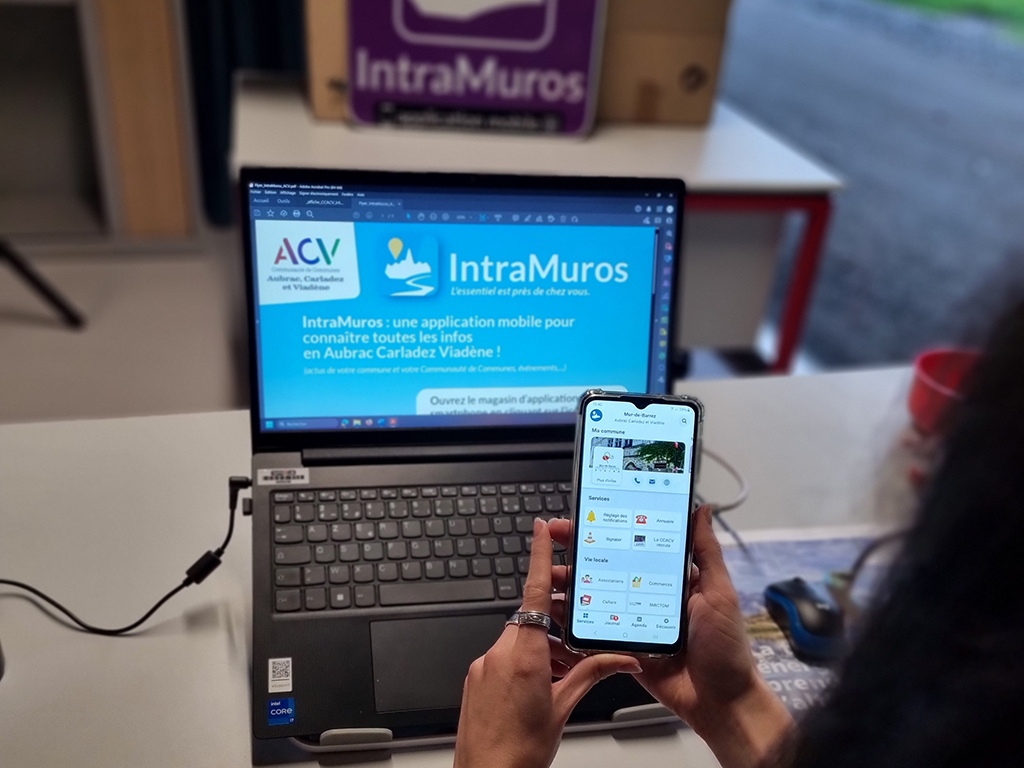 Application mobile IntraMuros Aubrac Carladez Viadène