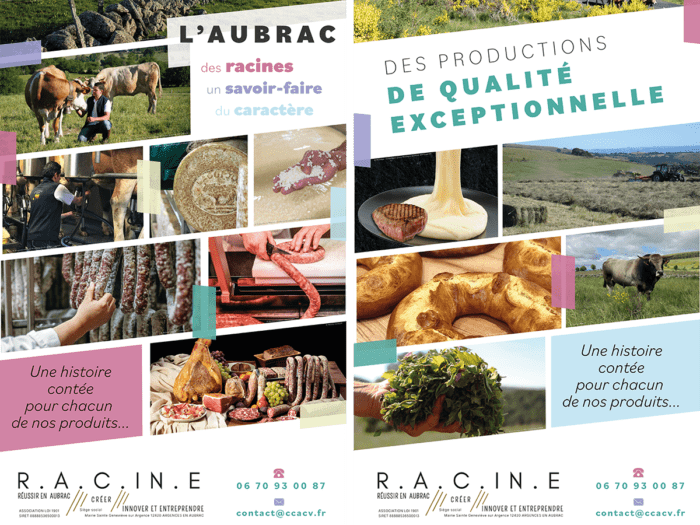 RACINE marketing territorial aubrac produits entreprises savoir-faire