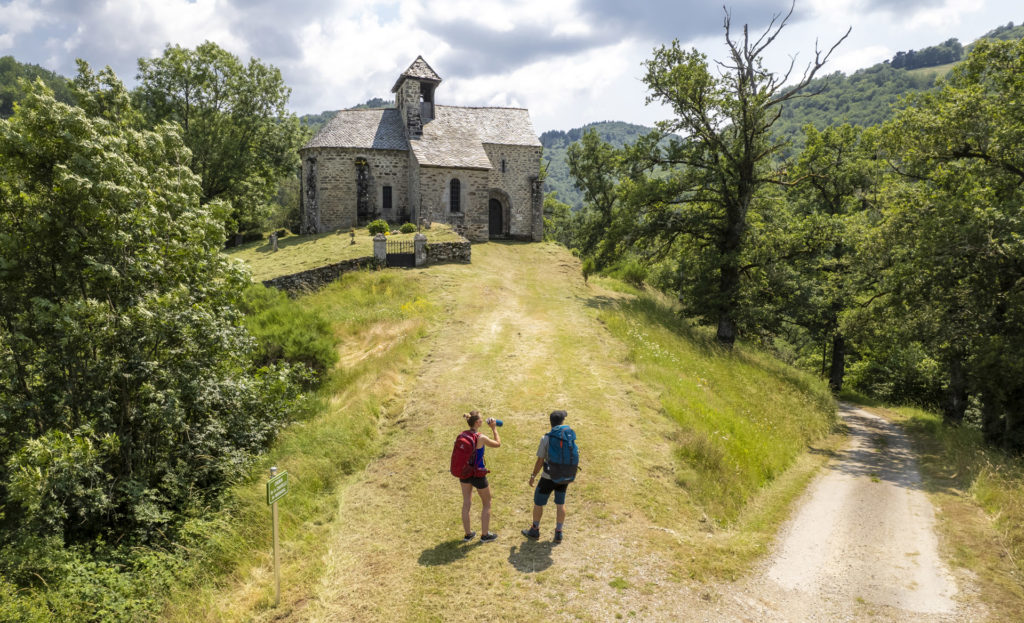 chemin grand randonnée GR465 chapelle manhaval taussac