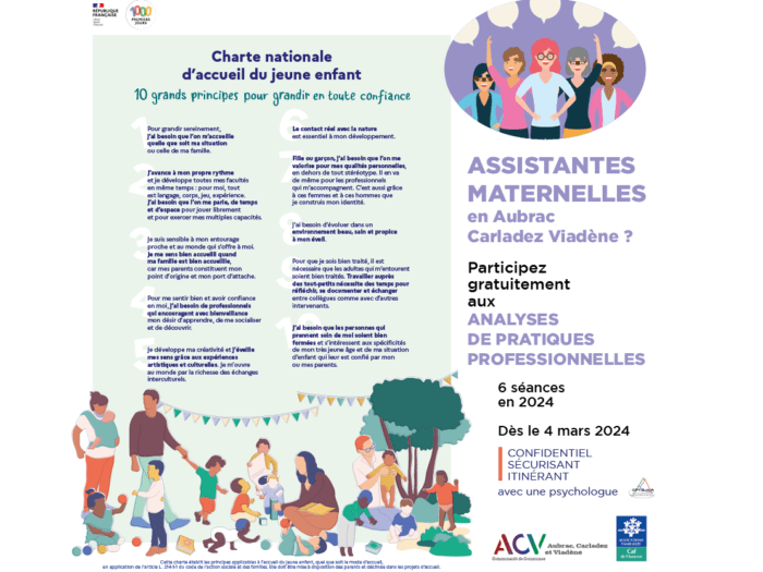 Analyse pratiques professionnelles dates 2024 - Assistantes maternelles