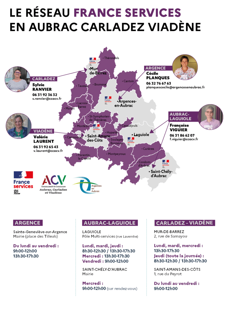 Carte-reseau France Services Aubrac Carladez Viadène