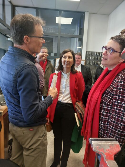 Visite préfectorale Claire CHAUFFOUR-ROUILLARD Préfète de l'Aveyron, en Aubrac Carladez Viadène