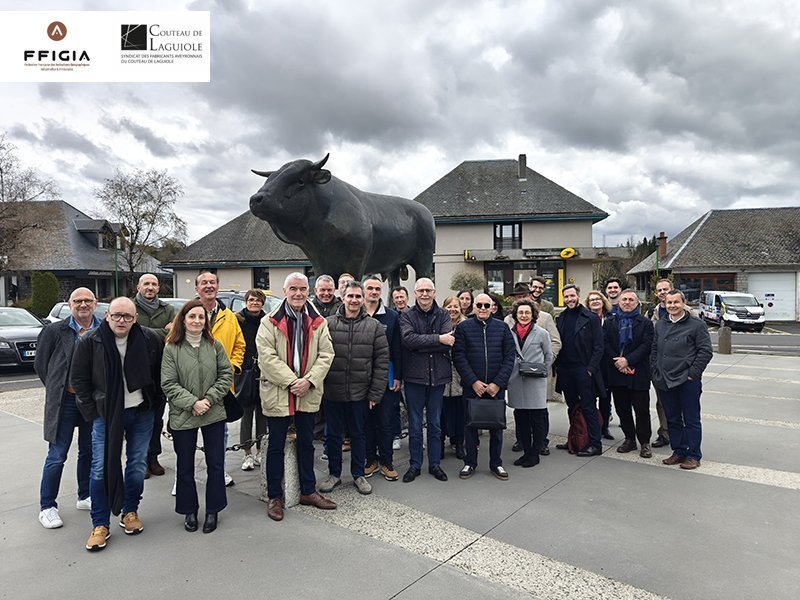 Assemblée Générale Fédération Française Indications Géographiques Insdustrielles et Artisanales FFIGIA à Laguiole en Aveyron - IG Couteau de Laguiole - Syndicat des Fabricants Aveyronnais du Couteau de Laguiole