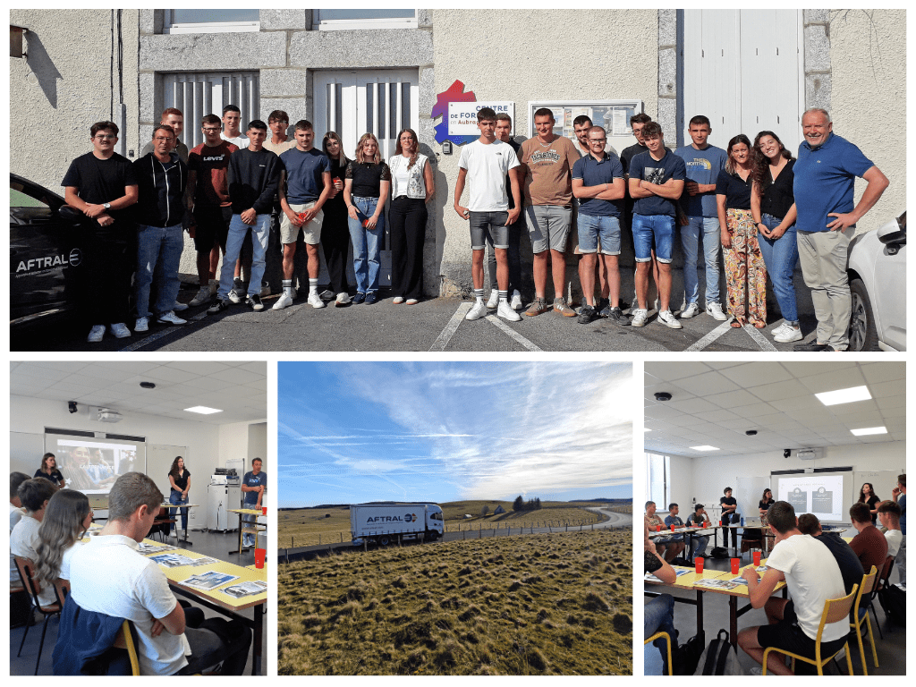 Rentrée 2025-2026 CAP Conducteur routier Arences-en-Aubrac AFTRAL CCACV