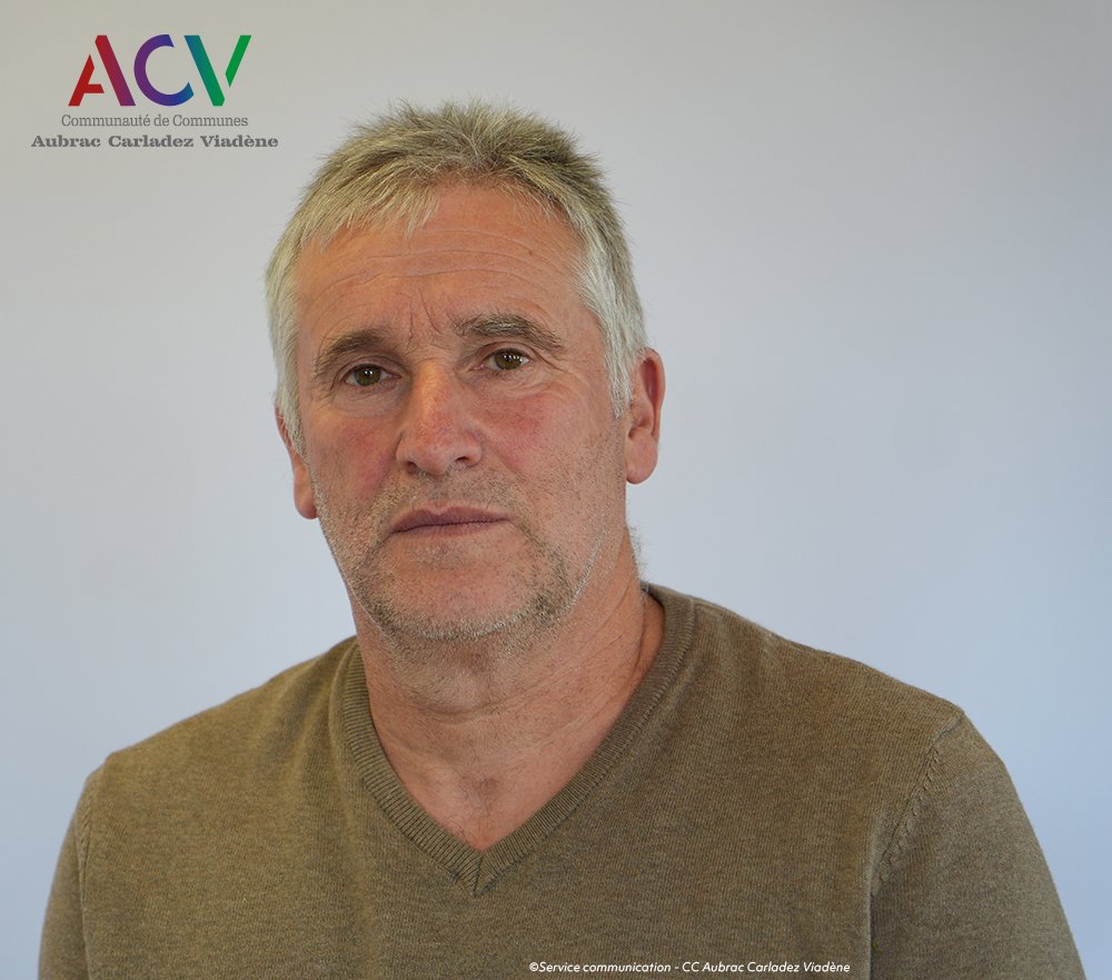 Simon Cros - Maire de Cantoin - Vice-président de la Communauté de Communes Aubrac Carladez Viadène "Eau et milieux aquatiques"