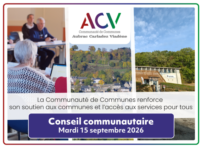 Compte-rendu du Conseil communautaire - mardi 15 septembre 2026