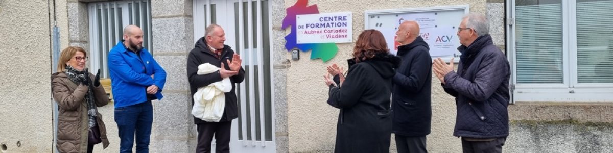 12 janvier 2023 : inauguration du centre de formation en Aubrac Carladez Viadène