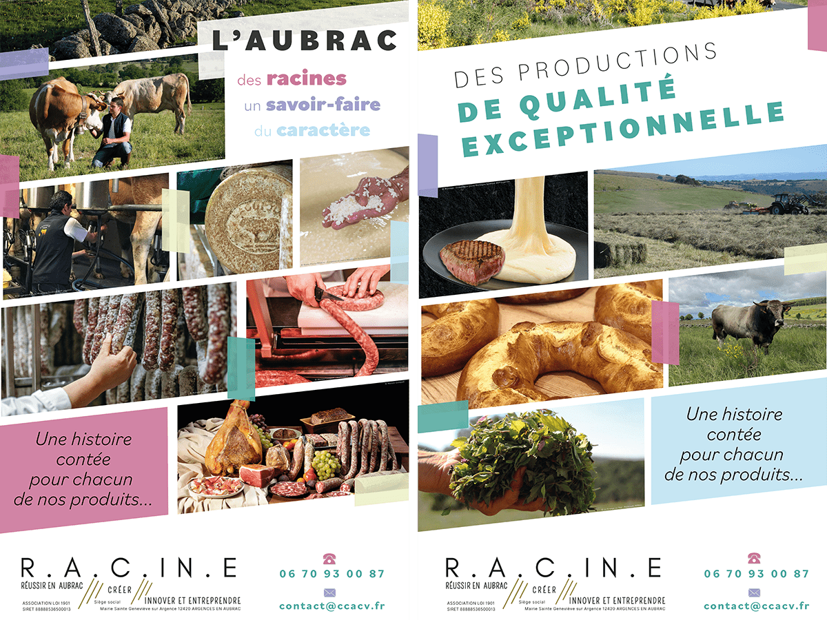 RACINE marketing territorial aubrac produits entreprises savoir-faire